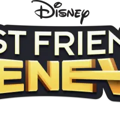 Logo "Best Friends Whenever" z napisem Disney. Przyjaciółki od czasu do czasu, zawsze razem.
