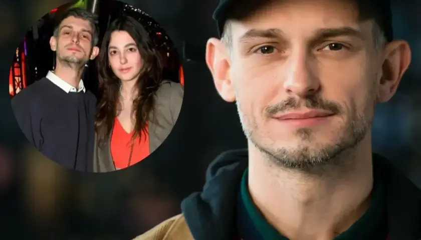 Vito Bambino z żoną, uśmiechnięci i blisko siebie.