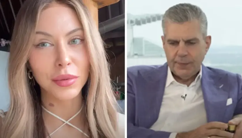 Julia von Stein i jej mąż, uśmiechnięta kobieta i mężczyzna w garniturze.