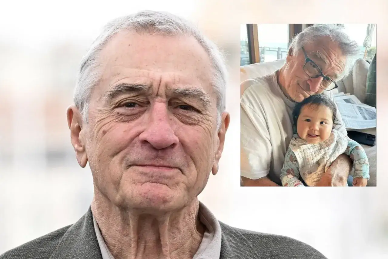 Robert De Niro z wnuczką. Julian De Niro, jego najmłodsze dziecko, jest urocze.